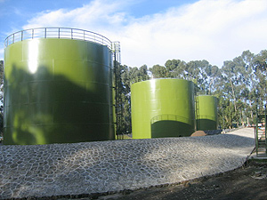 The rehabilitated oil storage facility in Bigogwe that will ensure stability of our energy supply.