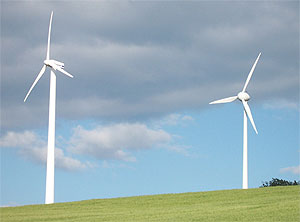 Wind Turbines like these will enable Rwanda to generate electricity from Wind