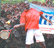 Rwandau2019s second seed Jean-Claude Gasigwa stormed todayu2019s semifinals in Nairobi. (File photo).