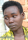 Ancilla Niwemugeni crying during an interview with the press at Gikondo police station. (Photo/ E. Mutara).