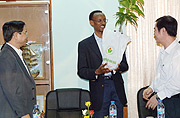 President Kagame on his Asian tour. (PPU photo).