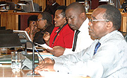 A cross section of MPs. Parliament began its last session as it gears up for fresh parliamentary elections in September. (Photo / G. Barya).