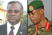 Gen. Gatsinzi (L) and Gen. Kabarebe (R).