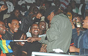 Josu00e9 Chameleone: Let me come closer to my fans! (Photo/ G. Barya).