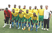 The Rwandan national team that walloped Morocco 3-1 on Saturday. (Photo/ G. Barya).