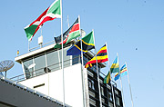 East African Community member state flags hoisted at Kigali International Airport. (Photo/G.Barya).