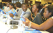 Delegates attending the 1st East African Investment conferance at Serena hotel kigali yesterday. (Photo/ G. Barya).