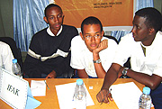 Students participating in the school tax competition.