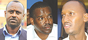 LOC BOSS: Brig. Gen Jean Bosco Kazura (L), COMMITTEE MEMBER:  Jean Pierre Karabaranga (C), SECRETARY LOC: Jules Kalisa(R)