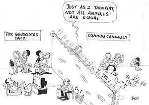 The latest decision by the ICTR to grant Genocide detainees conjugal rights  has raised a storm over their superior treatment  as opposed to Tanzanian prisoners at the Arusha Prison.