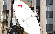 Dish: Satellite communication very expenssive. (Photo/E. Mucunguzi).