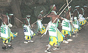 Rwamakondera cutural troupe at it.