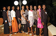 Miss Kigali 2008 contestants prove thin is now in. (File photo).