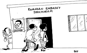 Genocide fugitive Sylvere Ahorugeze was arrested last week when he accompanied his wife to the Rwandan Embassy in Stockholm.