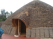In the backyard of such a Rwandan traditional hut, parents taught children outstanding morals