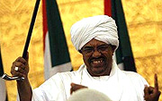 Under threat? Sudanu2019s President Omar Hassan Ahmad al-Bashir. (Photo/Reuters).