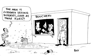 12 butcher shops around Kigali City were closed down after several warnings due to poor hygiene. The inspection process will cover the entire city.