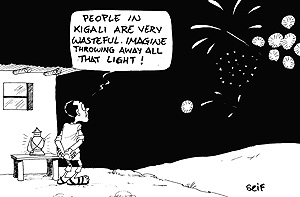 Thousands of residents in the outskirts of Kigali were Sunday regaled with fireworks display as the Pan African Festival of Music and Dance took off with a big bang, literally.