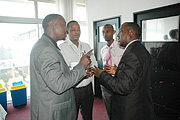 From left, Robert Ford Nkusi, Bosco Sendahangarwa, Magnus Mazimpaka and Peter Malinga.