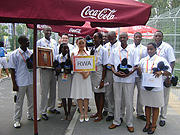 The Rwandans  team at the Olympics Games. (Photo /J. Mbaranga)