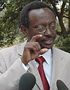 Director General of the National Institute of Statistics of Rwanda, Louis Munyakazi.