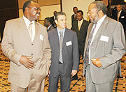 Kanimba,Central Bank of Libya Governor (and Chairman of AACB) Farhat O Bengdara and Bank of Ugandau2019s Tumusiime Mutebire.