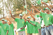  Some of PL supporters in Kamonyi. (Photo/ D. Sabiiti)