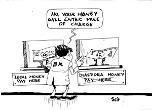 Banque de Kigali waives charges on Diaspora money.