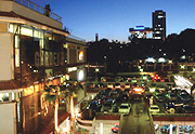 Kampalau2019s Garden City Complex at night.