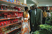 Shopping spree at Simba Supermarket. (Photo/ G. Barya).