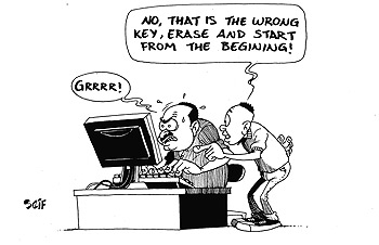 Reports  say that students have bypassed their teachers in computer literacy forcing the ministry of Education to organise extra courses for the teachers.