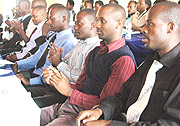 Participants from  institutions of higher learning listen attentively at the workshop organised by REMA. ( Photo G. Barya).