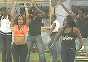 BBA Housemates during a dancing competition.