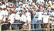 FPR supporters at a rally in Gisozi. (File Photo).