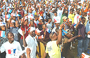Exuberant RPF supporters.