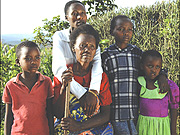 With Grandma- Children orphaned by AIDS. (Photo/ G.Barya)