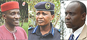 Sheikh Salleh Harelimana (L), Mary Gahonzire (C) and Prosper Higiro.
