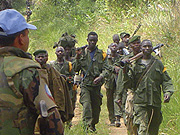 MONUC peacekeepers and FARDC troops conducting operations. (Net photo)