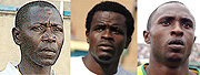 NEW MAN AT THE HELM: Sam timbe(L), SET FOR A MOVE: Aloua Gaseruka (C), MOVED:  Ismail Nshutinamagara (R).