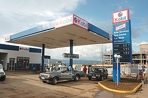 Fuel prices have been reduced by four percent, Three years ago, petrol stood at Frw 607 per litre, as indicated in this file photo.