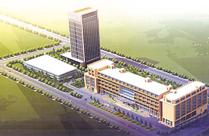 Artistic impression of Five-Star hotel to be constructed in Kigali City by Hong Kong registered company, New Century Development Limited.