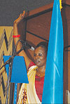 Rose Mukantabana is sworn in to Parliament (Photo/G.Barya)