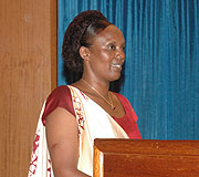 New speaker Rose Mukantabana (Photo/ G.Barya)