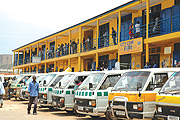 Commuter Taxis at Nyabugogo. (File photo)