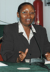 Evelyn Kamagaju, President of interim government council of the ICPAR.