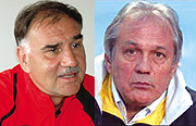 L-R: CAN HE MAKE IT: Amavubi coach Branko Tucak, BIG SHOES TO FILL: Dujkovic Ratomir led Rwanda to CAN.