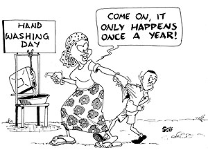 Rwandans have been advised to regularly wash their hands with soap in homes, schools and areas of work in order to prevent diseases caused by poor hygiene. 