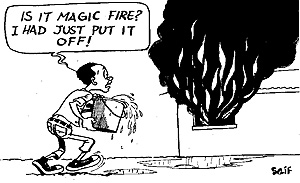 Following recent fire outbreaks in Kigali and Muhanga, a resident of the latter, Emmanuel Birekeraho wrote a letter through The New Times urging for Rwandans to train in fire fighting skills.