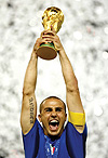 Greatest moment: Italyu2019s 2006 world cup winning captain Fabio Cannavaro hoists the World Cup trophy after defeating France in the Finals.  Africa will be hosting the tournament for the first time in 2010.    