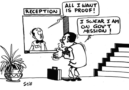 Hoteliers will soon sign contracts with government  for employees on assignments bearing proof to be hosted and the latter clears the bill.